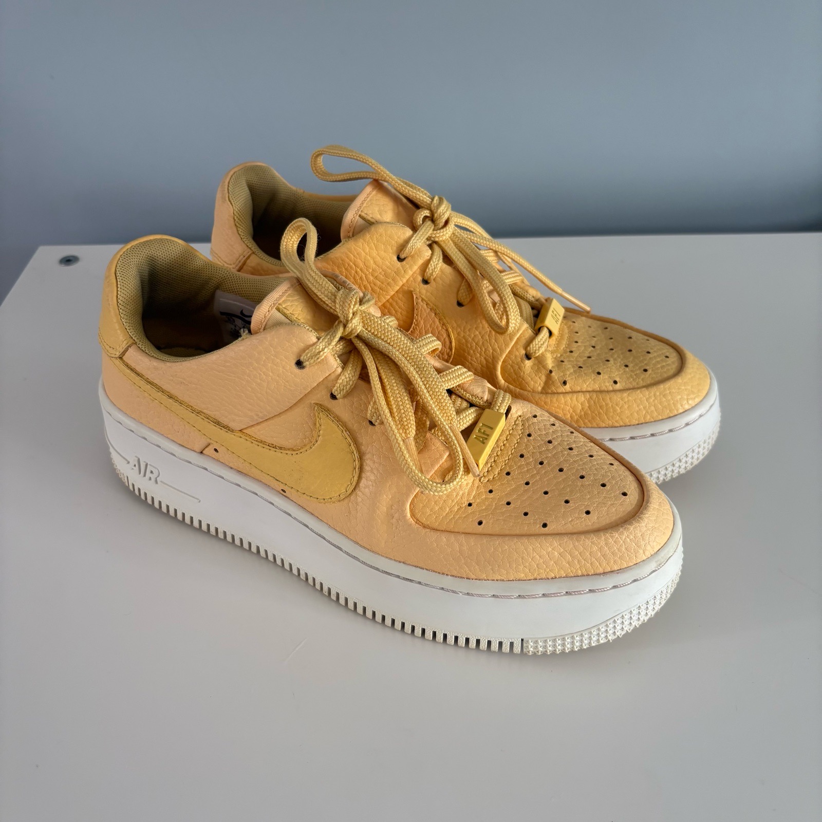 Nike Air Force 1 Sage Low Topaz Gold Women’s UK 4 EU 37.5
