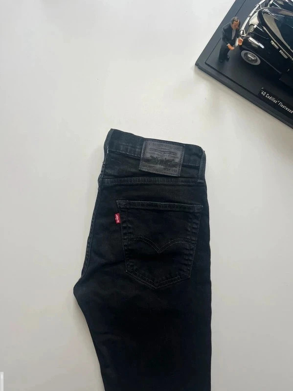 Levi’s vintage premium 512 slim taper stretch black men’s jeans W30 L31 Altered