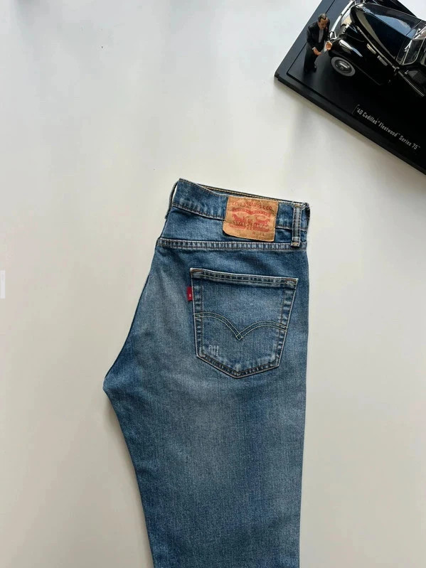 Levi’s vintage 511 slim fit ripped style stretch blue men’s jeans W34 L34
