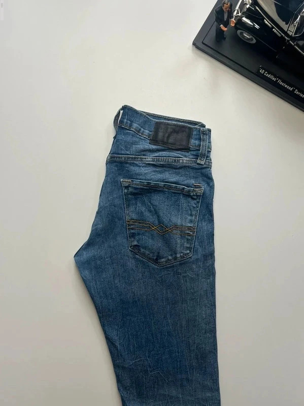 Levi’s vintage denizen skinny mid-rise blue stretch women’s jeans UK10 W28 L30