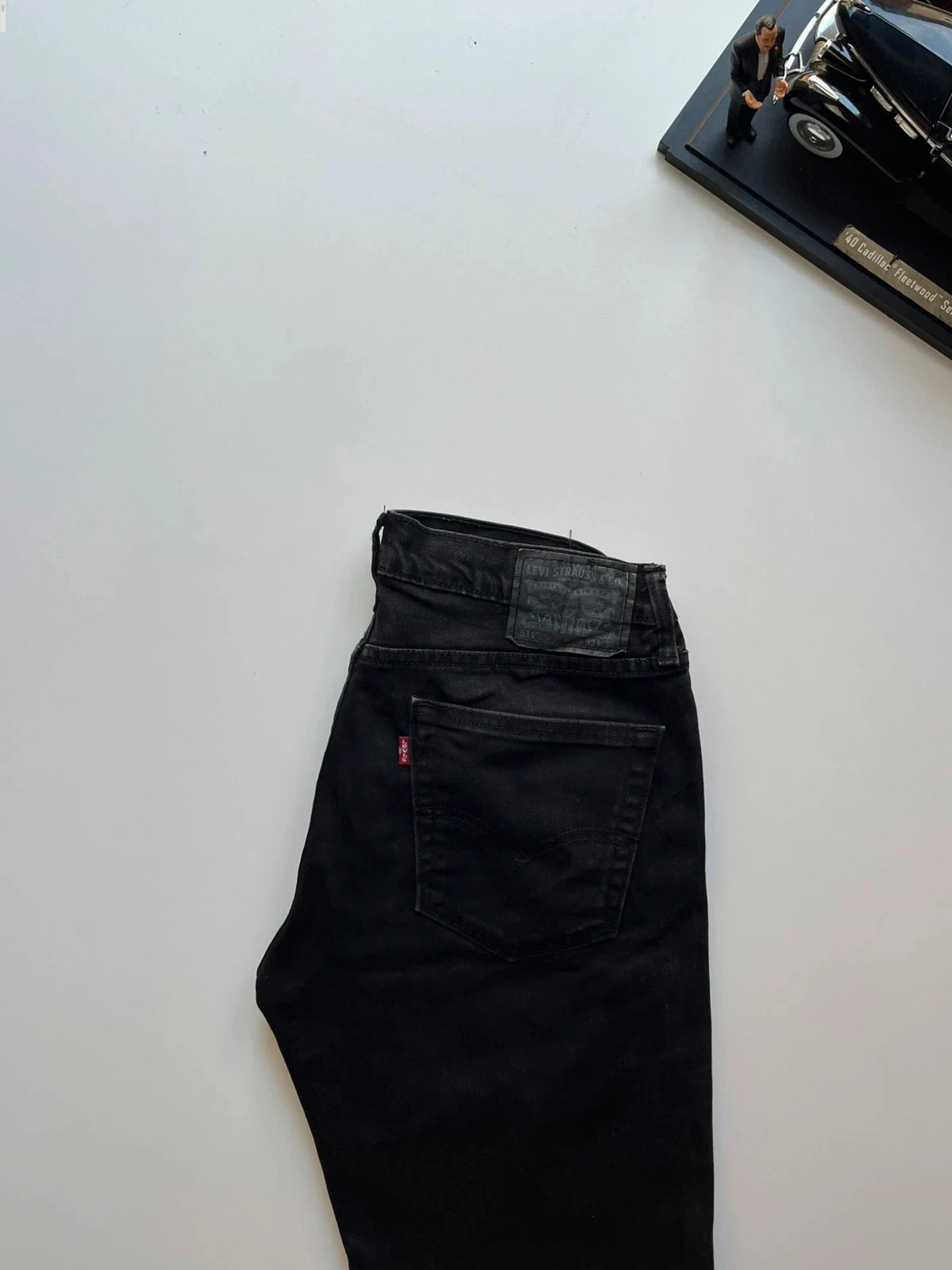 Levi’s vintage 511 slim fit black stretch men’s jeans W30 L30 Altered