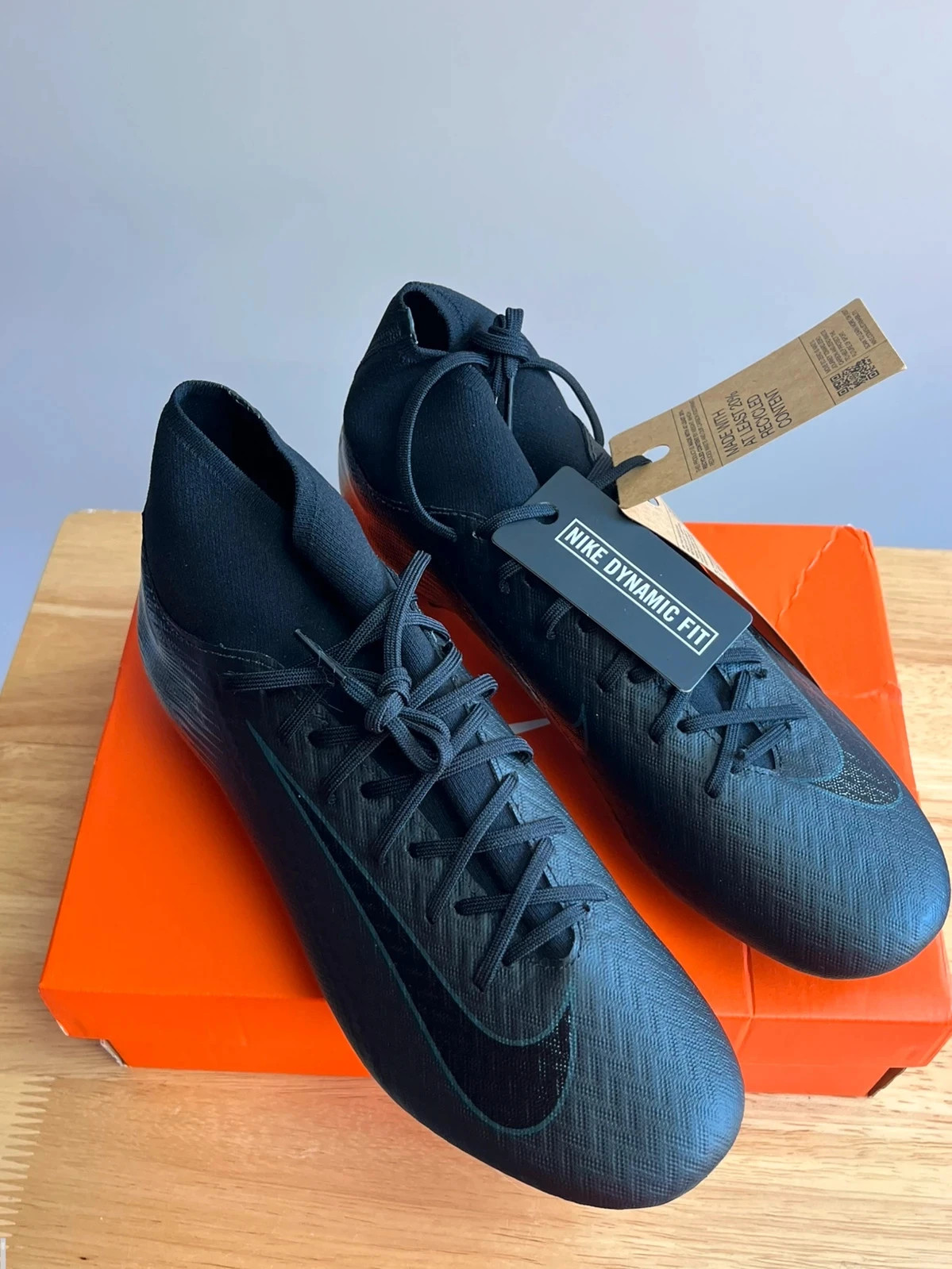 New in BOX Nike mercurials ankle support football boots black men’s uk 8