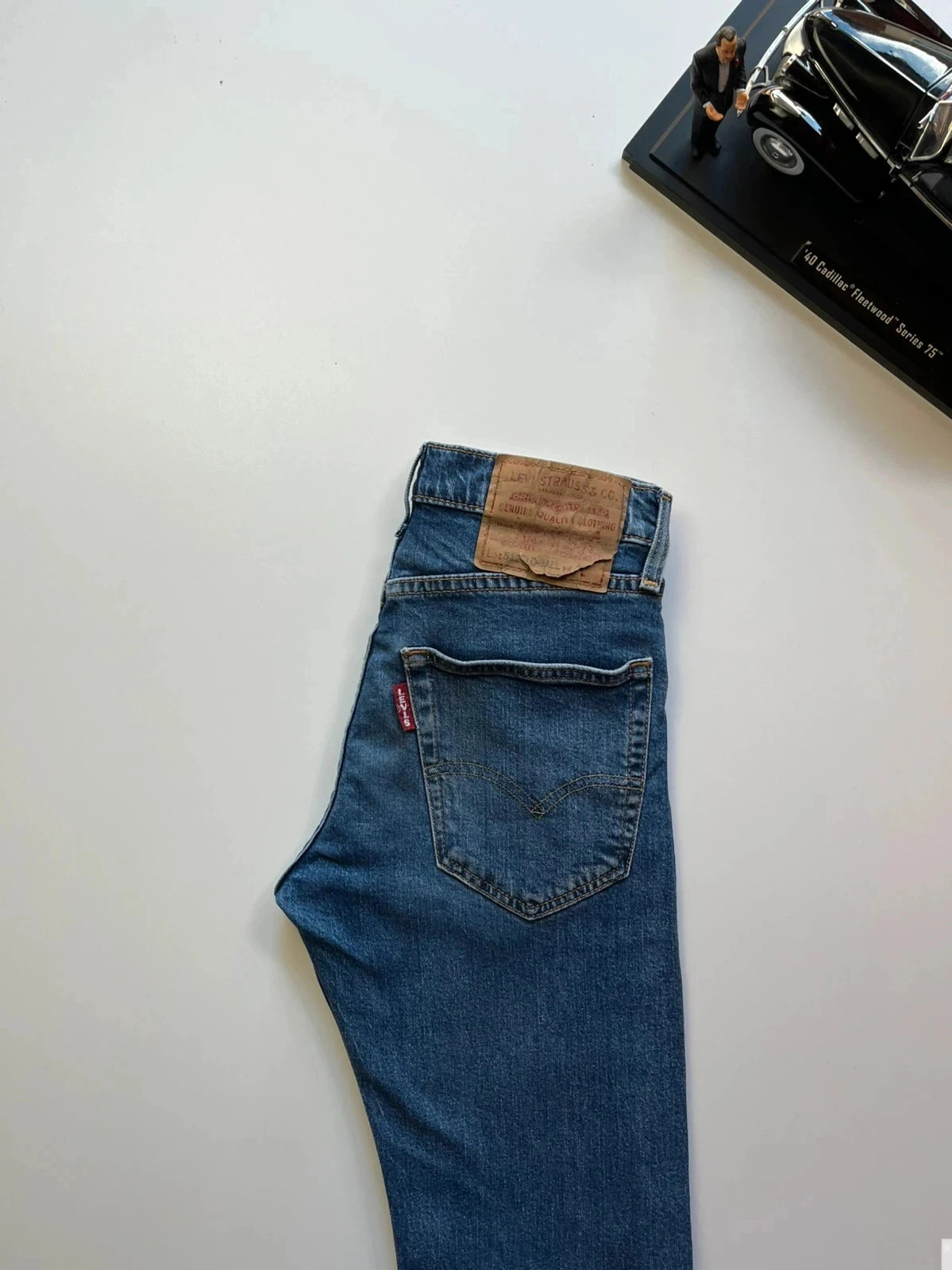 Levi’s vintage 512 lo-ball skinny blue stretch men’s jeans W28 L31