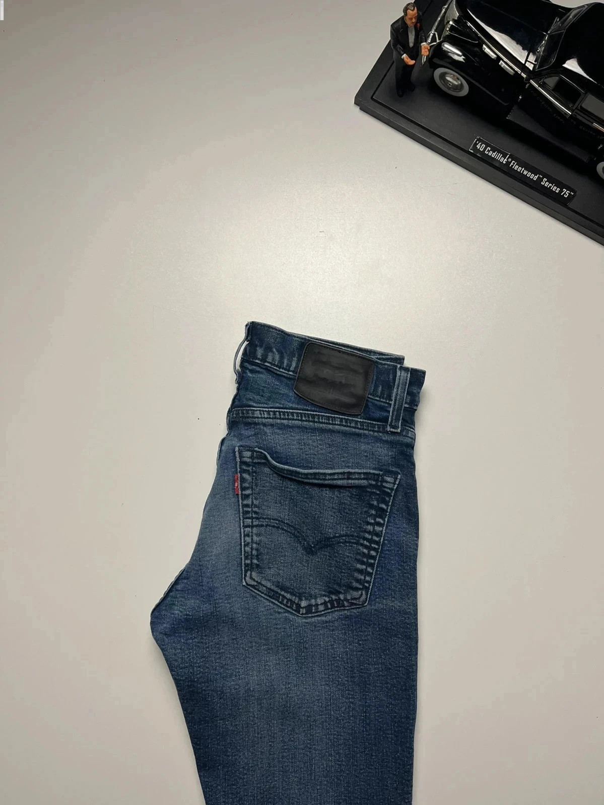 Levi’s vintage premium slim fit navy stretch men’s jeans W30 L29 Altered