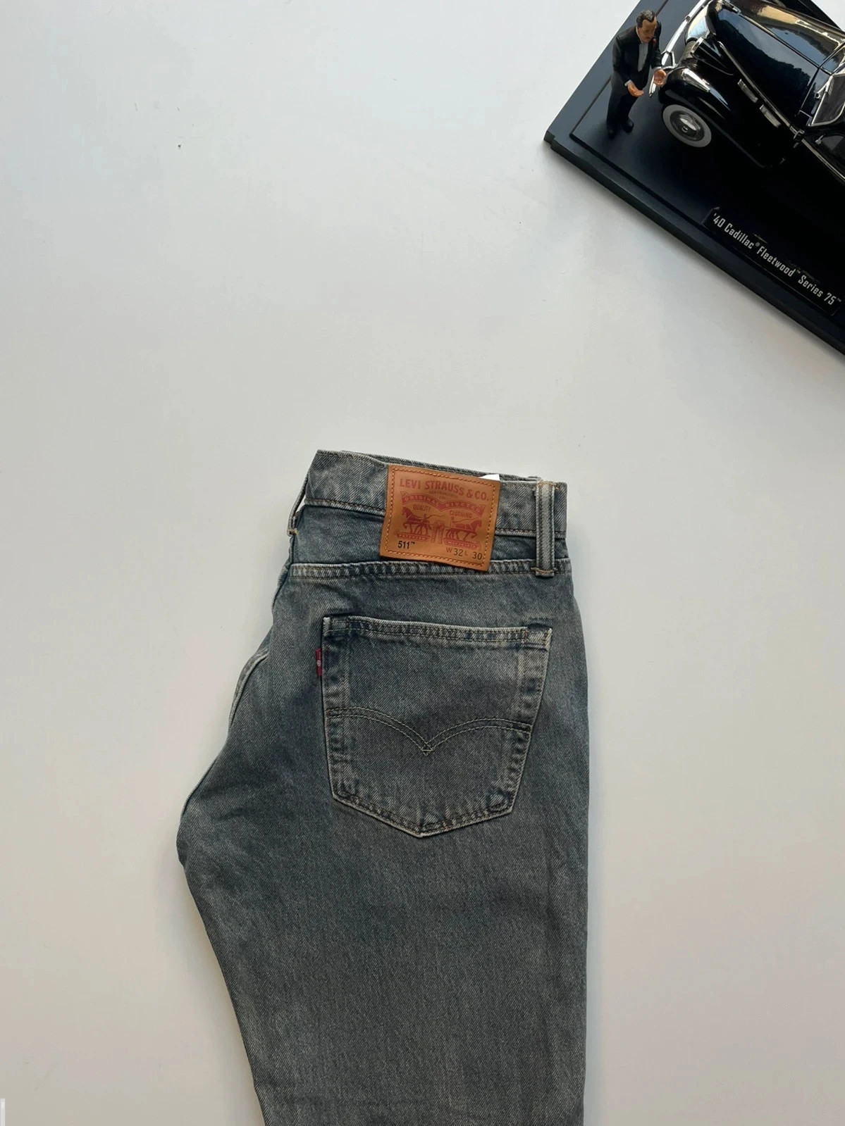 Levi’s vintage 511 slim fit grey stretch men’s jeans W30 L30 Altered