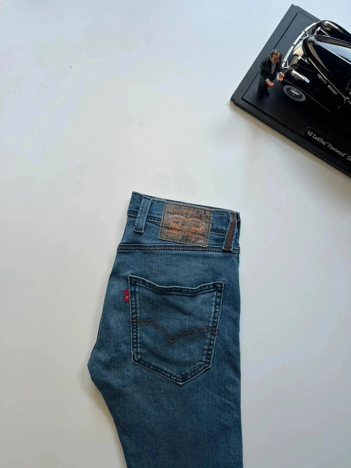 Levi’s vintage 512 slim tapered blue stretch men’s jeans W28 L28 Altered