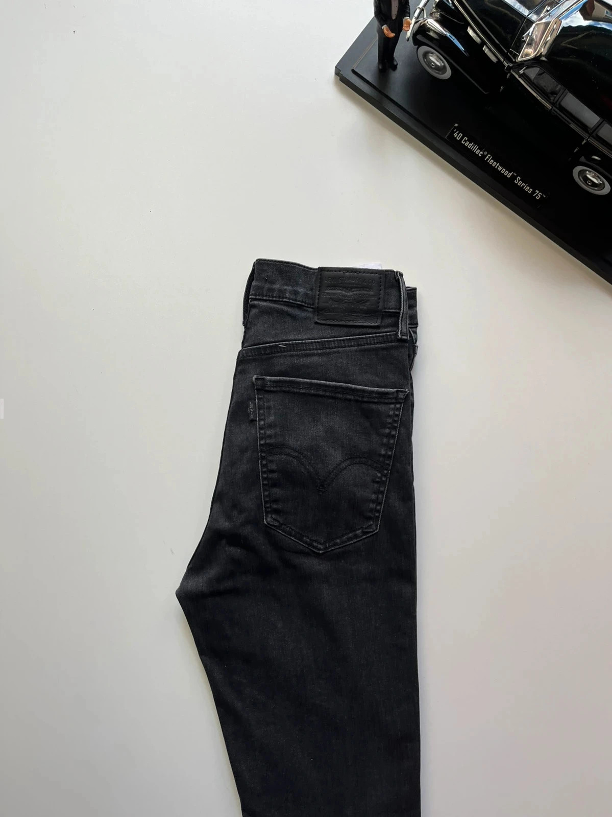 Levi’s vintage premium mile high super skinny black stretch women’s jeans UK8 W27 L28