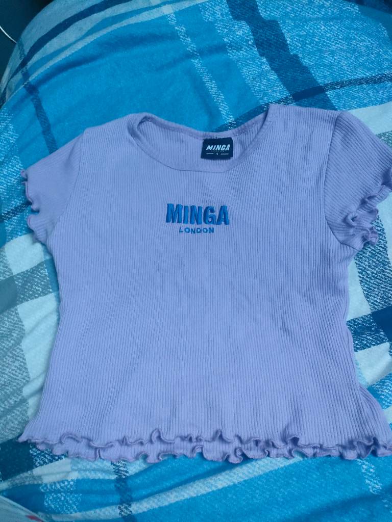 Vintage Minga London purple top, size S