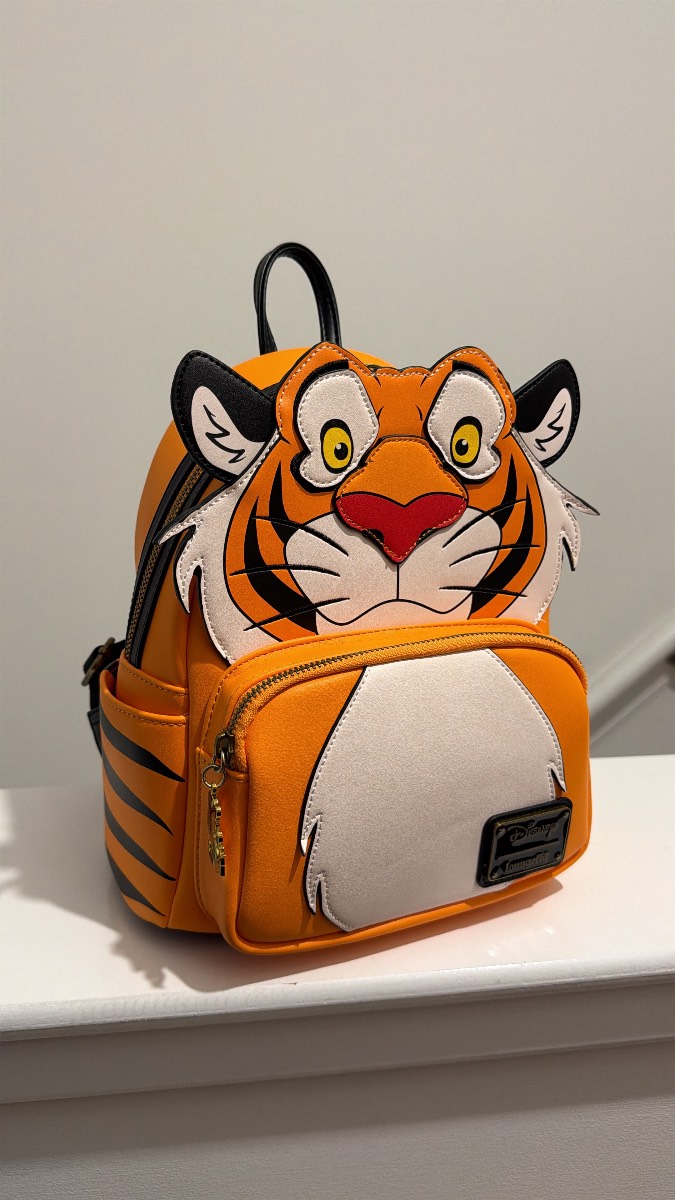 Loungefly × Disney Aladdin Rajah Cosplay Mini Backpack