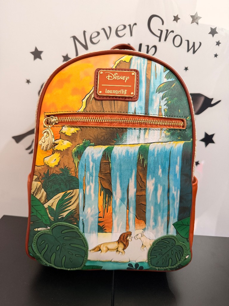 Loungefly Nela Waterfall Cosplay exclusive mini backpack lion king