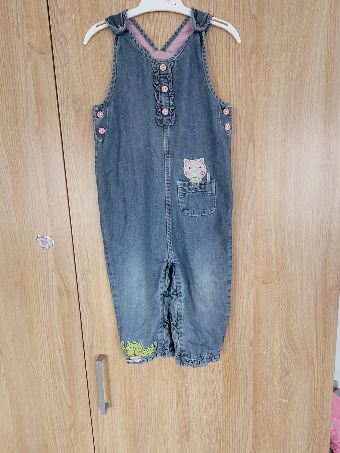 Baby girls dungarees 18-24 months