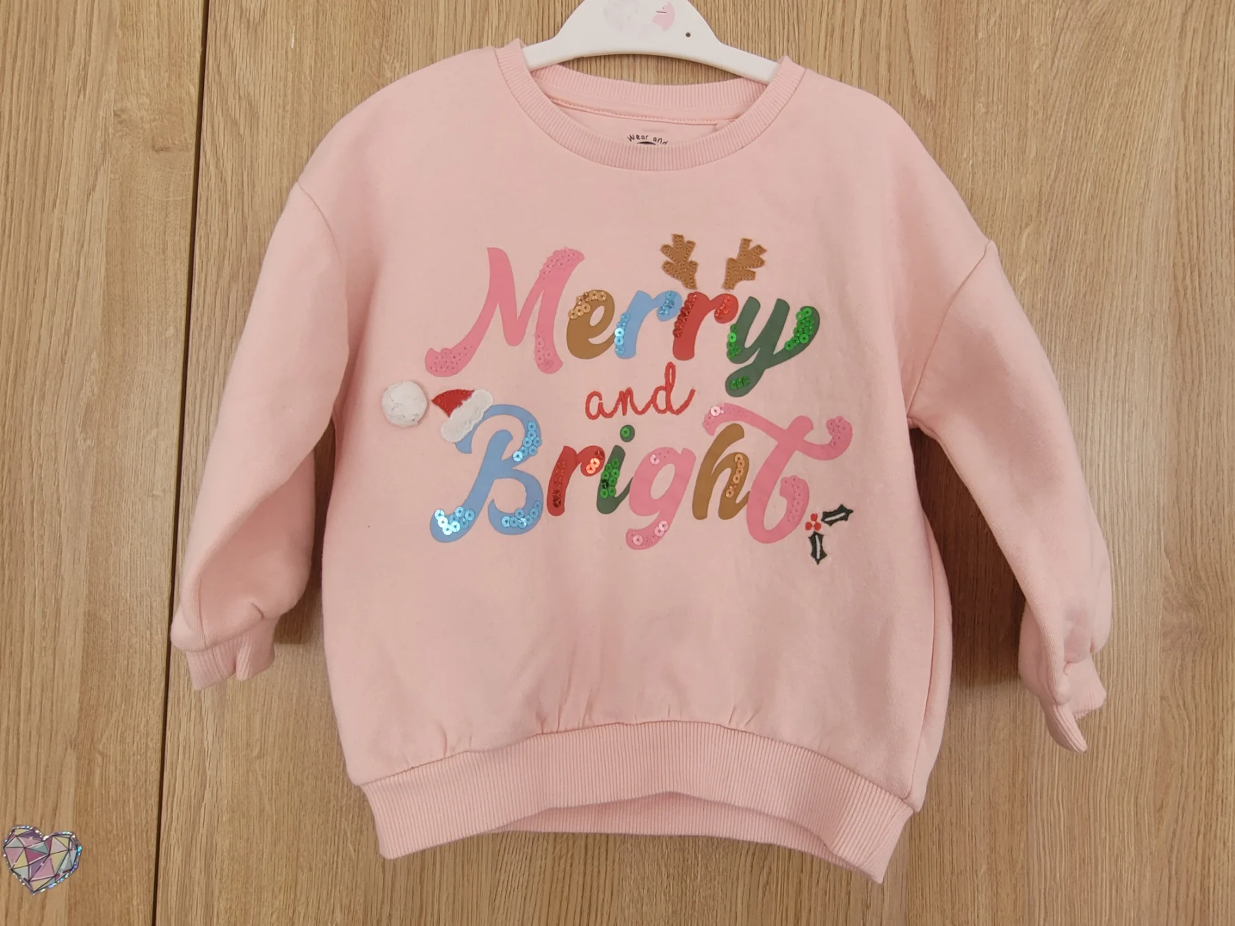 Girls Christmas jumper 18-24 months