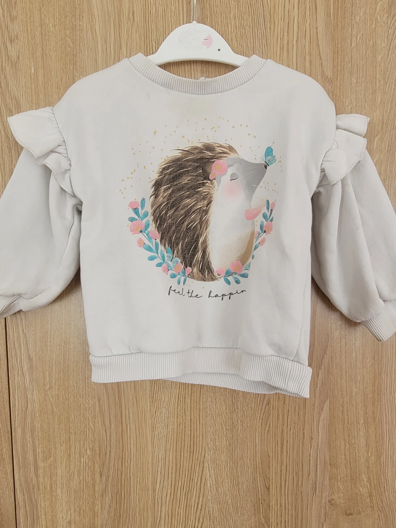Girls hedgehog jumper 18-24 months