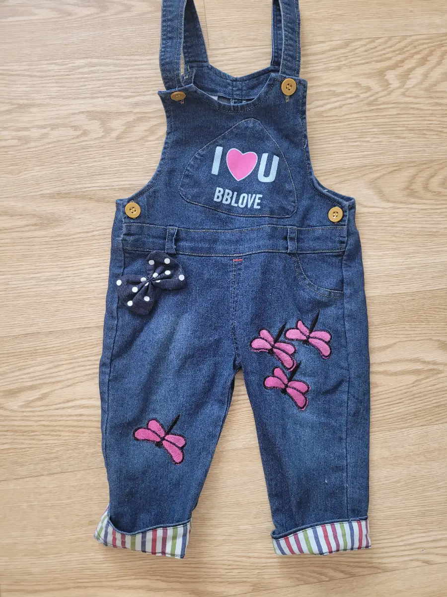Girls dungarees 18-24 months