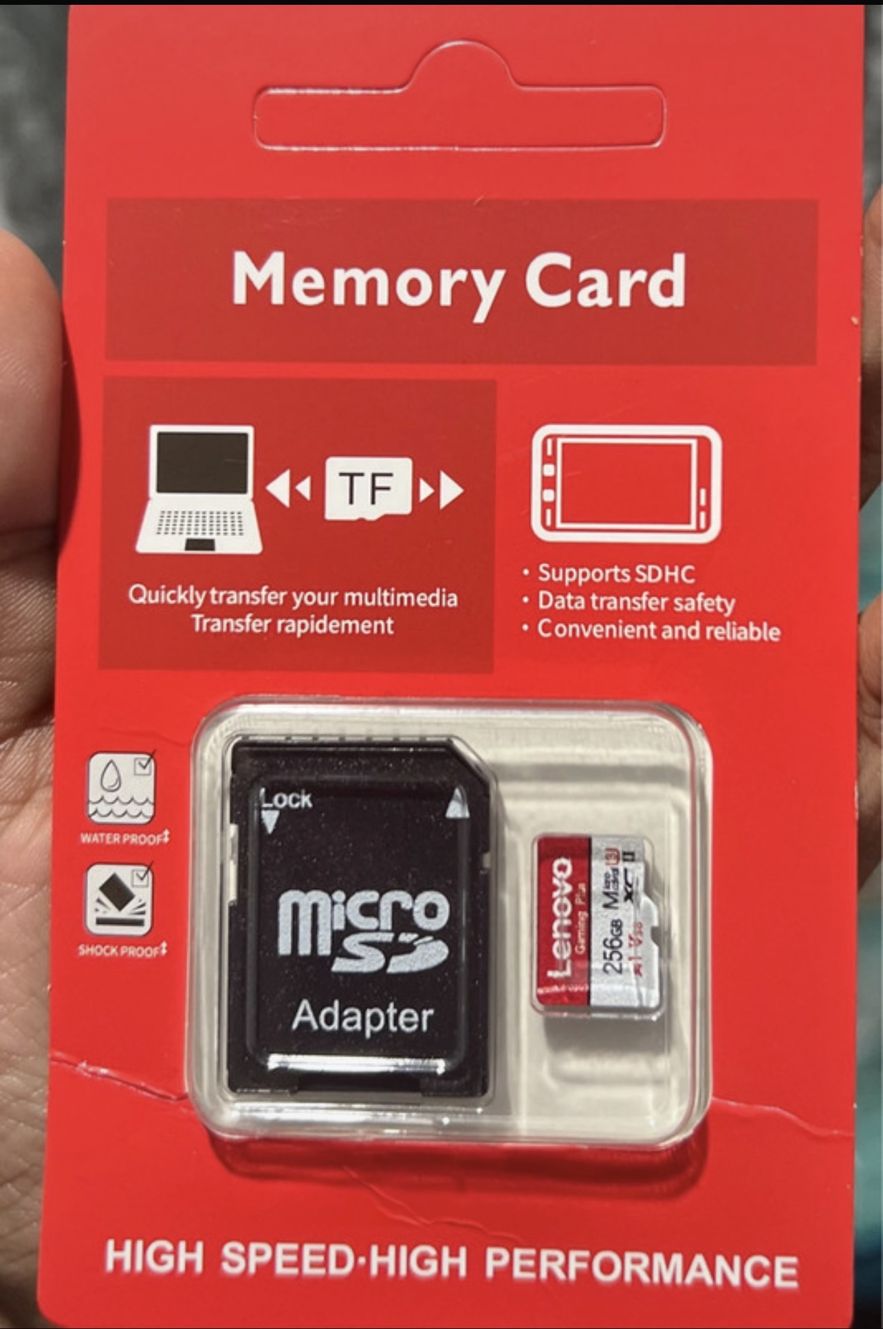 Lenovo 256GB Memory Card