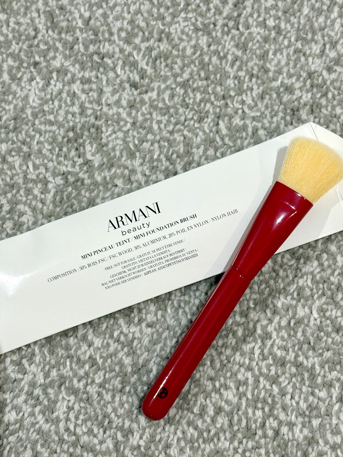 Armani beauty foundation brush
