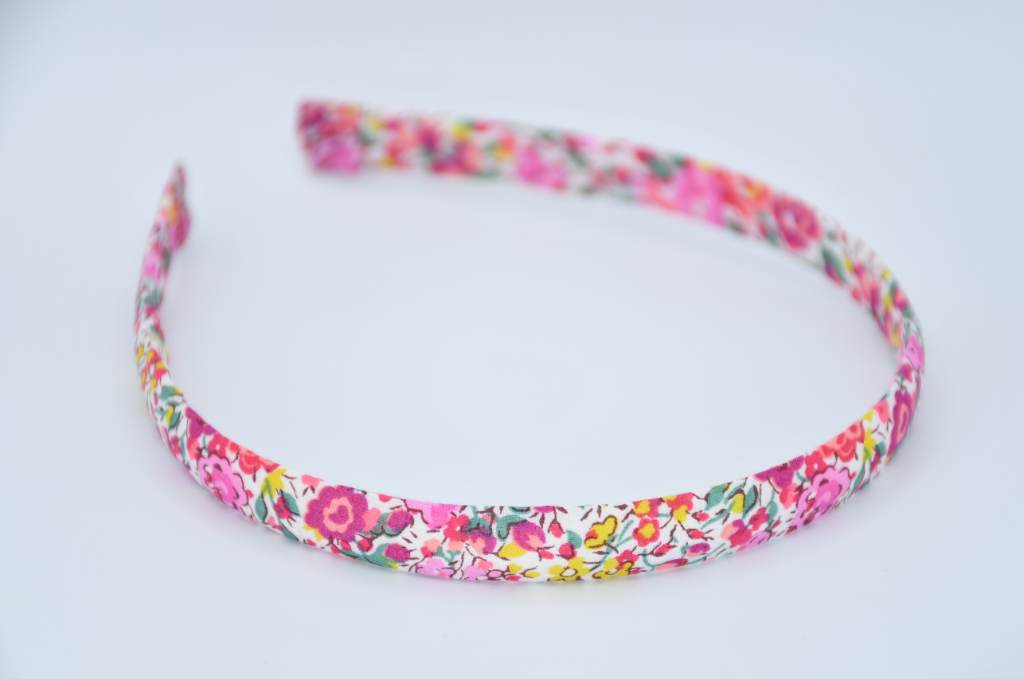 Liberty Fabric Covered Slim Hairband