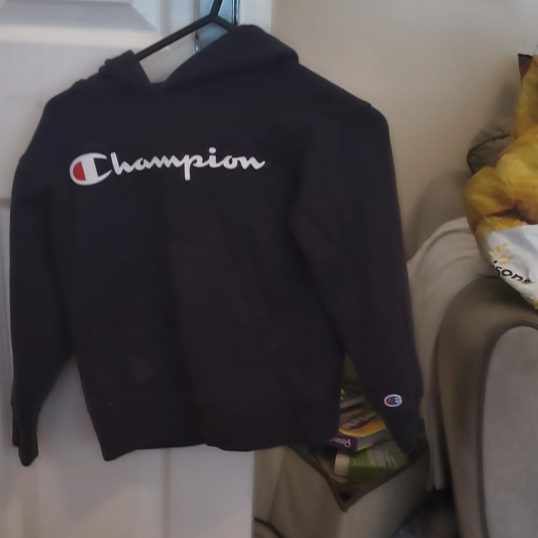 Champion Navy hoodie XS 5-6 years old