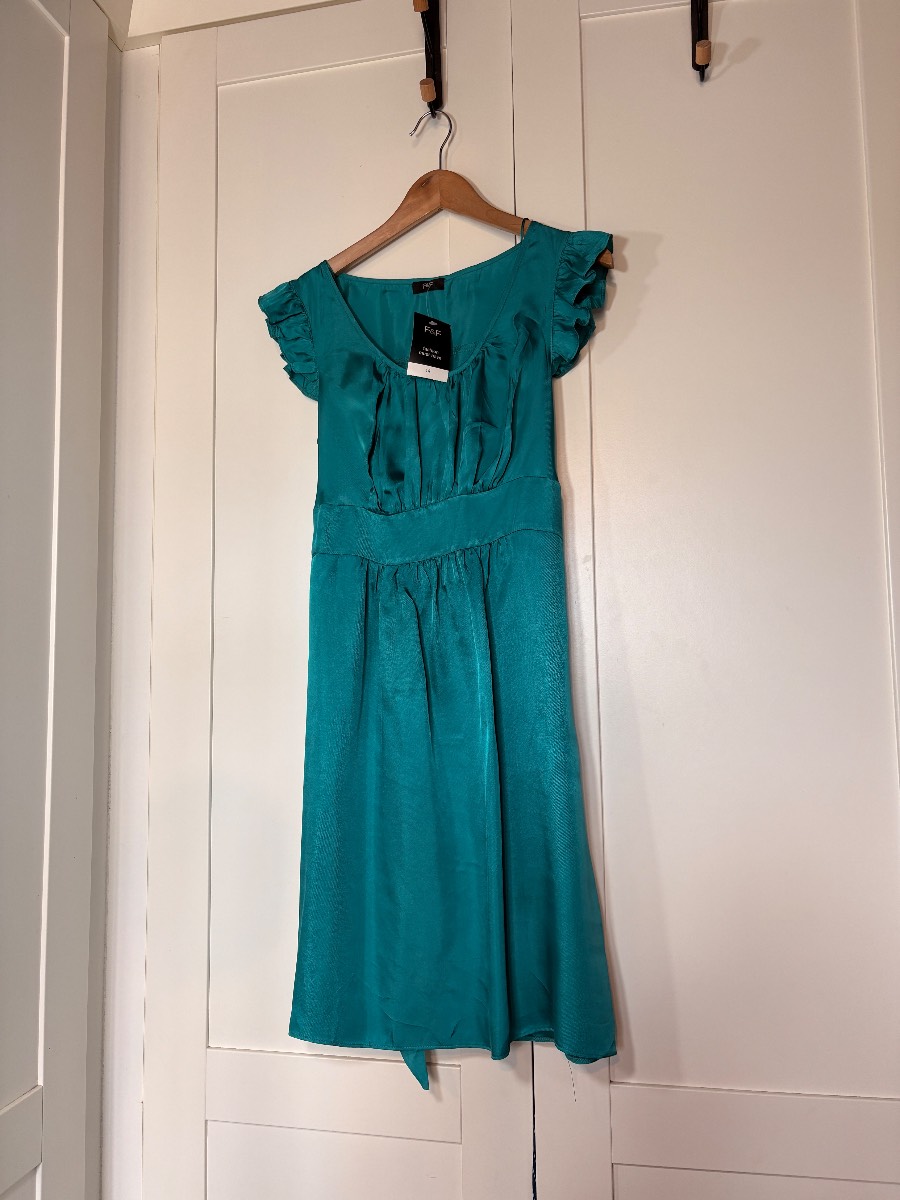 F&F summer dress size 14 new with tags turquoise smart party