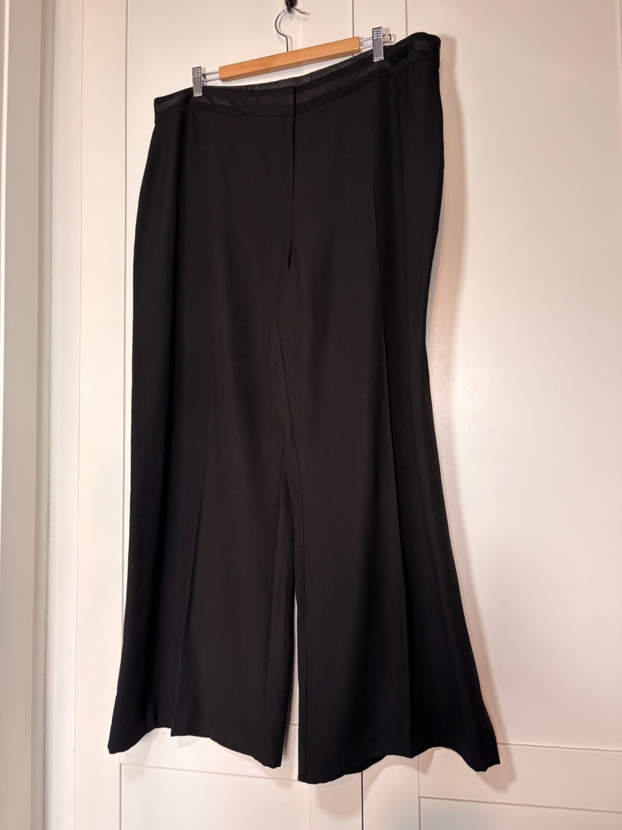 Principles black tailored trousers size 20 smart office occasion
