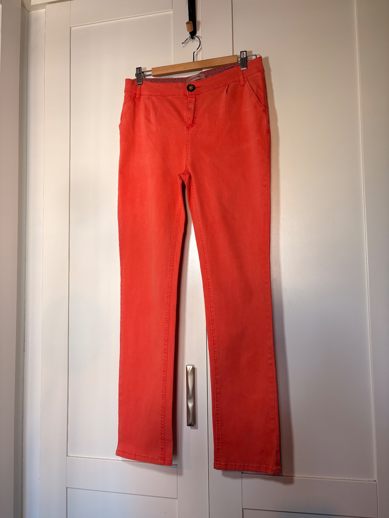 Dickins & Jones orange ladies trousers size 10
