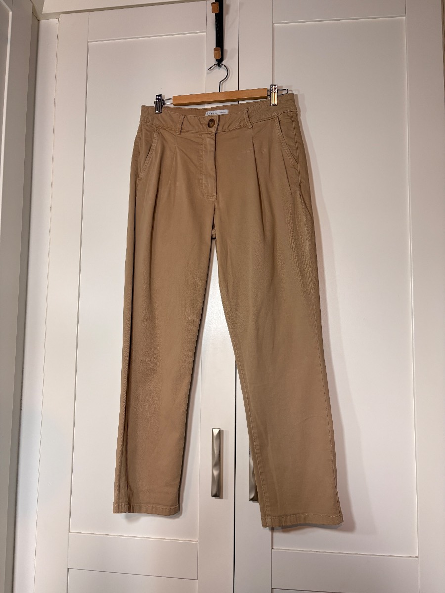 Primark beige trousers size 12 chino style casual day wear