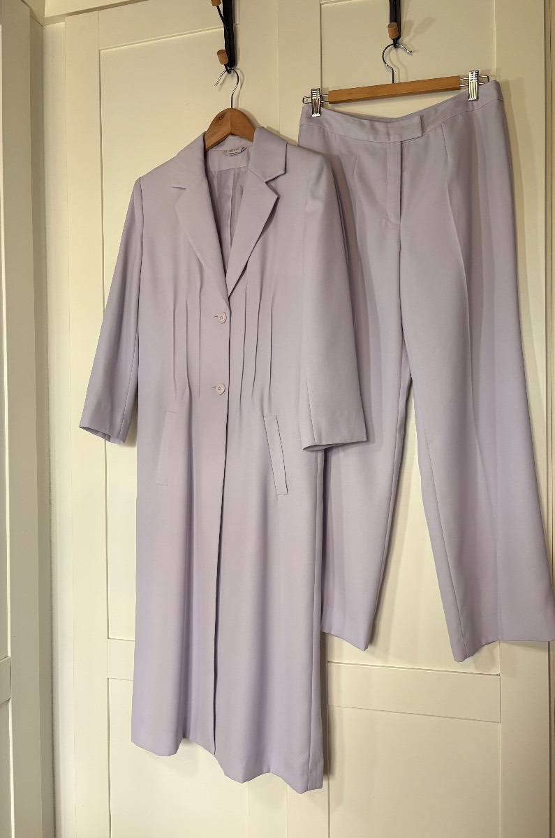 Together trousers suit mother of the bride trousers size 14 jacket size 12