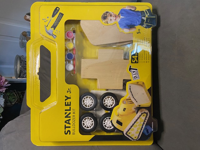 Stanley Jr. Bulldozer DIY Kit – 54 Pieces (Ages 5+)