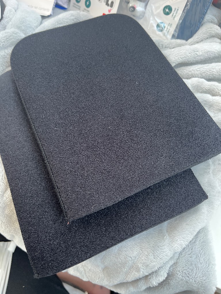 Wheel chair footrest pads