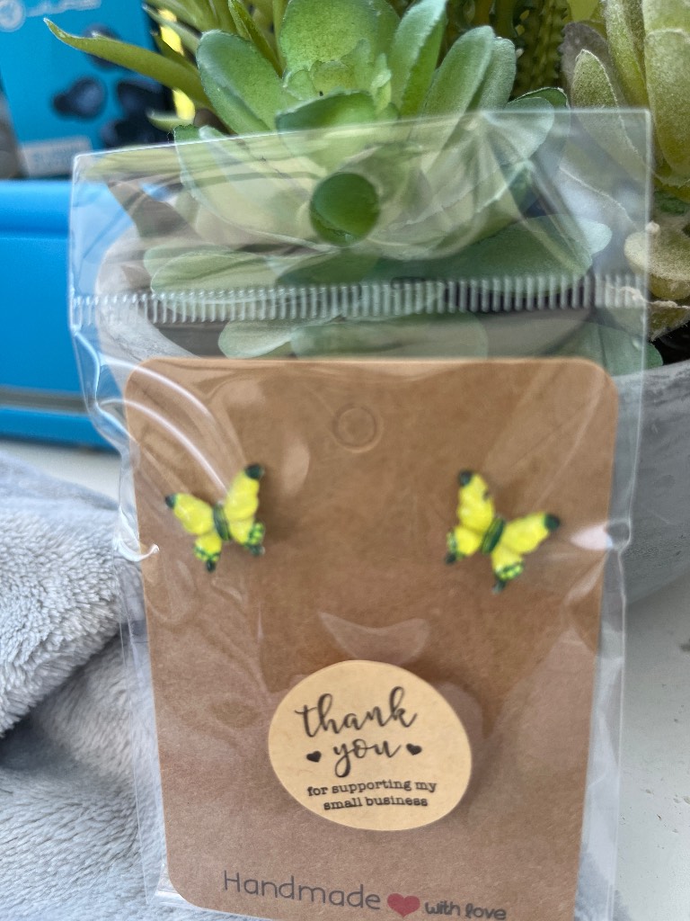 Pretty butterfly earrings
