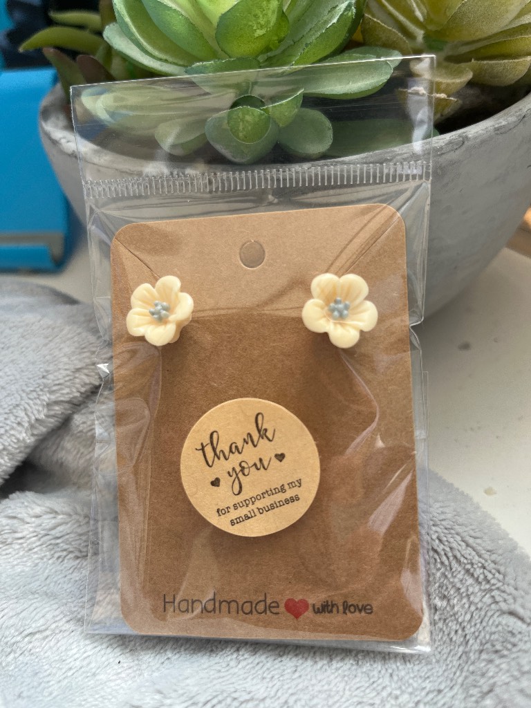 Flower earrings