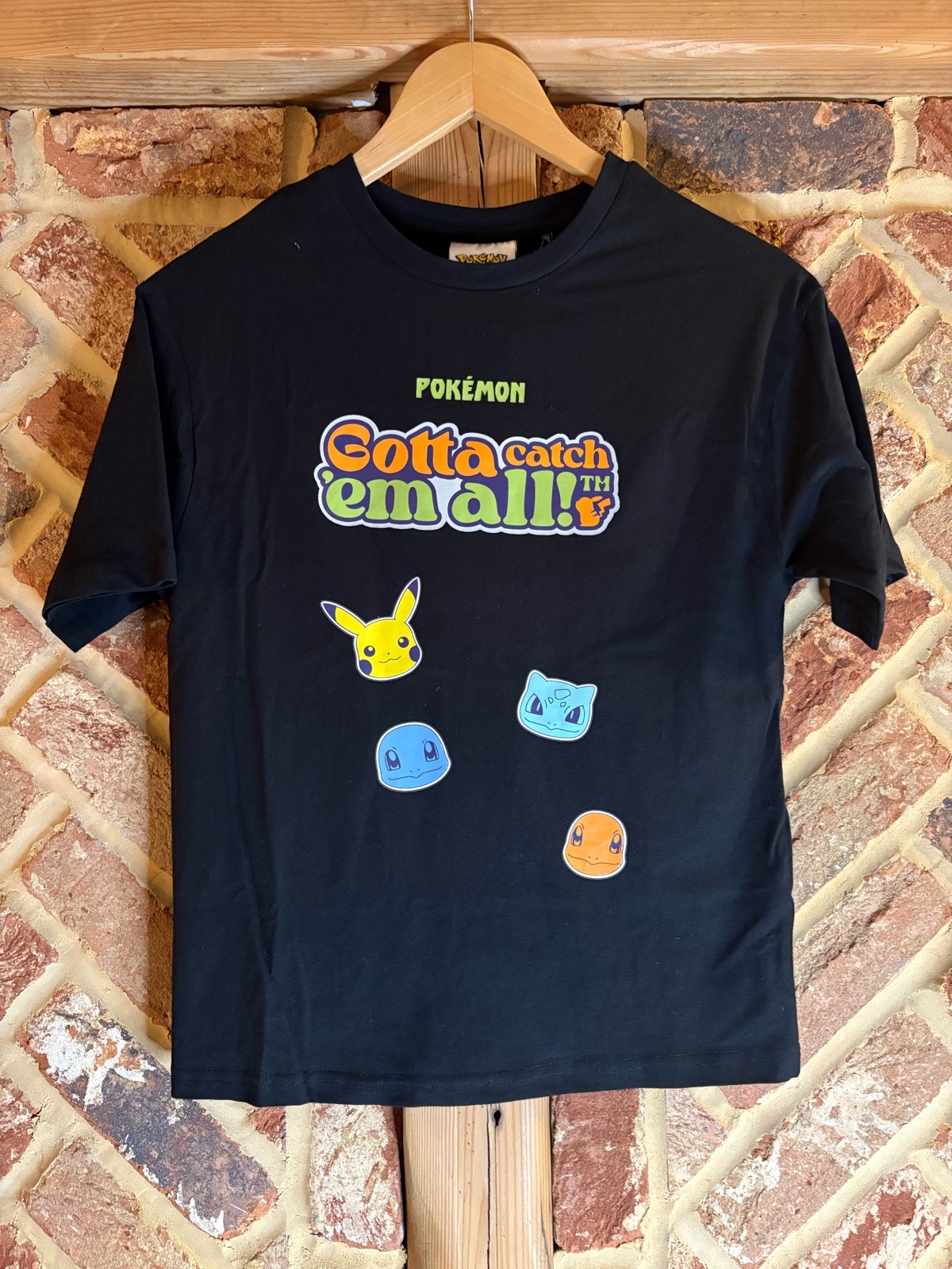Pokémon Pikachu Charmander Squirtle Bulbasaur T-Shirt Age 9-10 BNWT