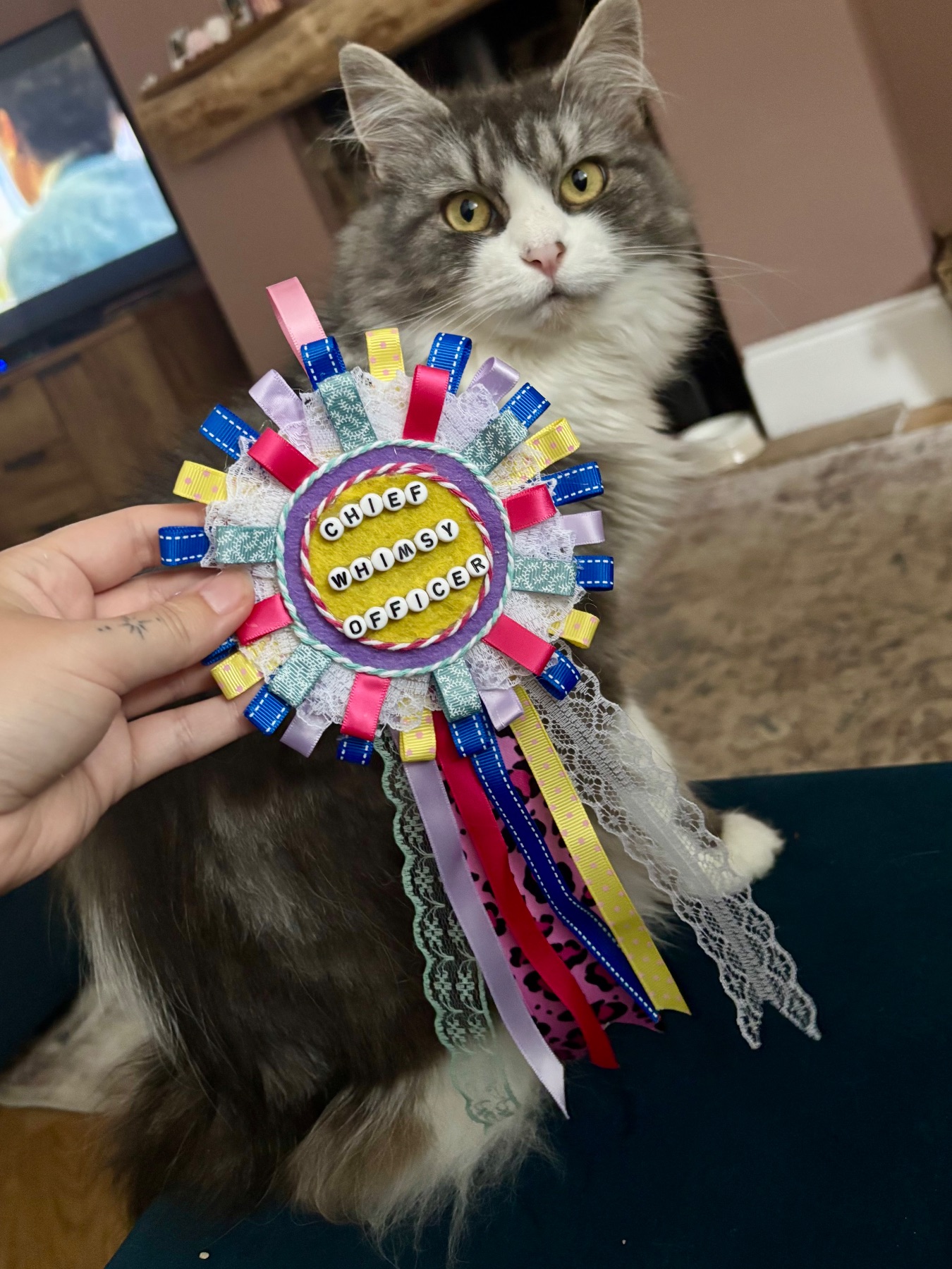 Chief Whimsy Officer Rosette/ Charm