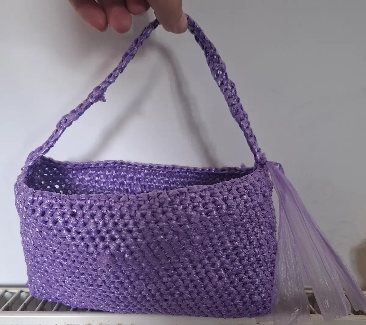 Purple Plastic Bag