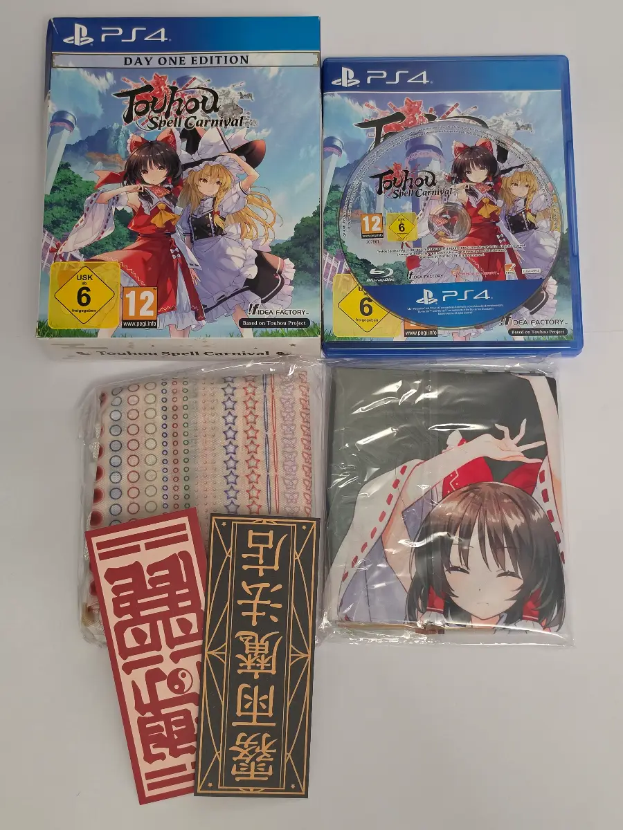 Touhou Spell Carnival – Day One Edition PS4 Game Limited Collectors with Shopping Bag