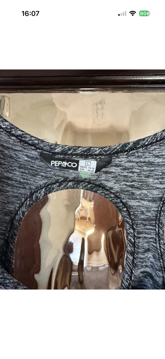 Women’s pep & co Goodmove Racerback sports vest size L
