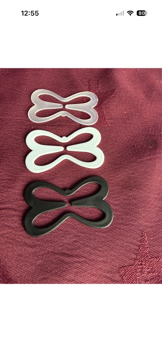 Perfection racer back clips bra strap clips New