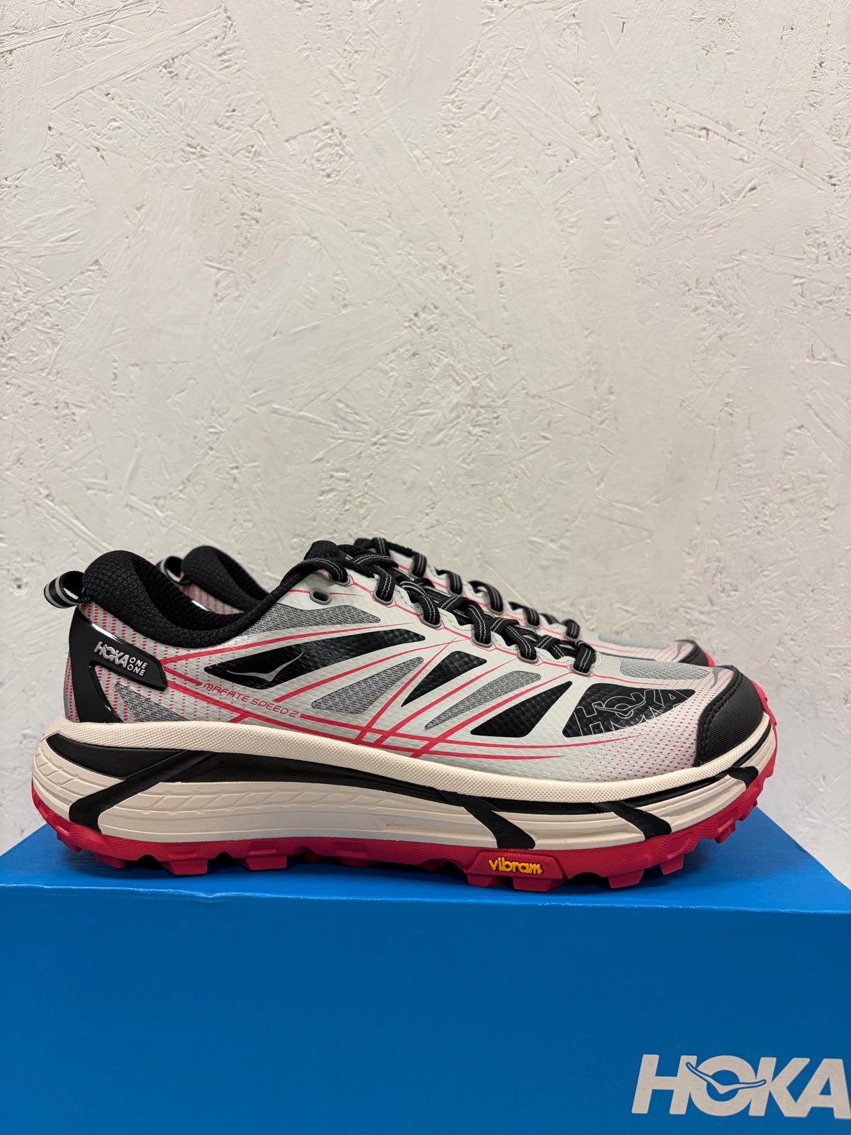 HOKA Mafate Speed 2 Black Red White
