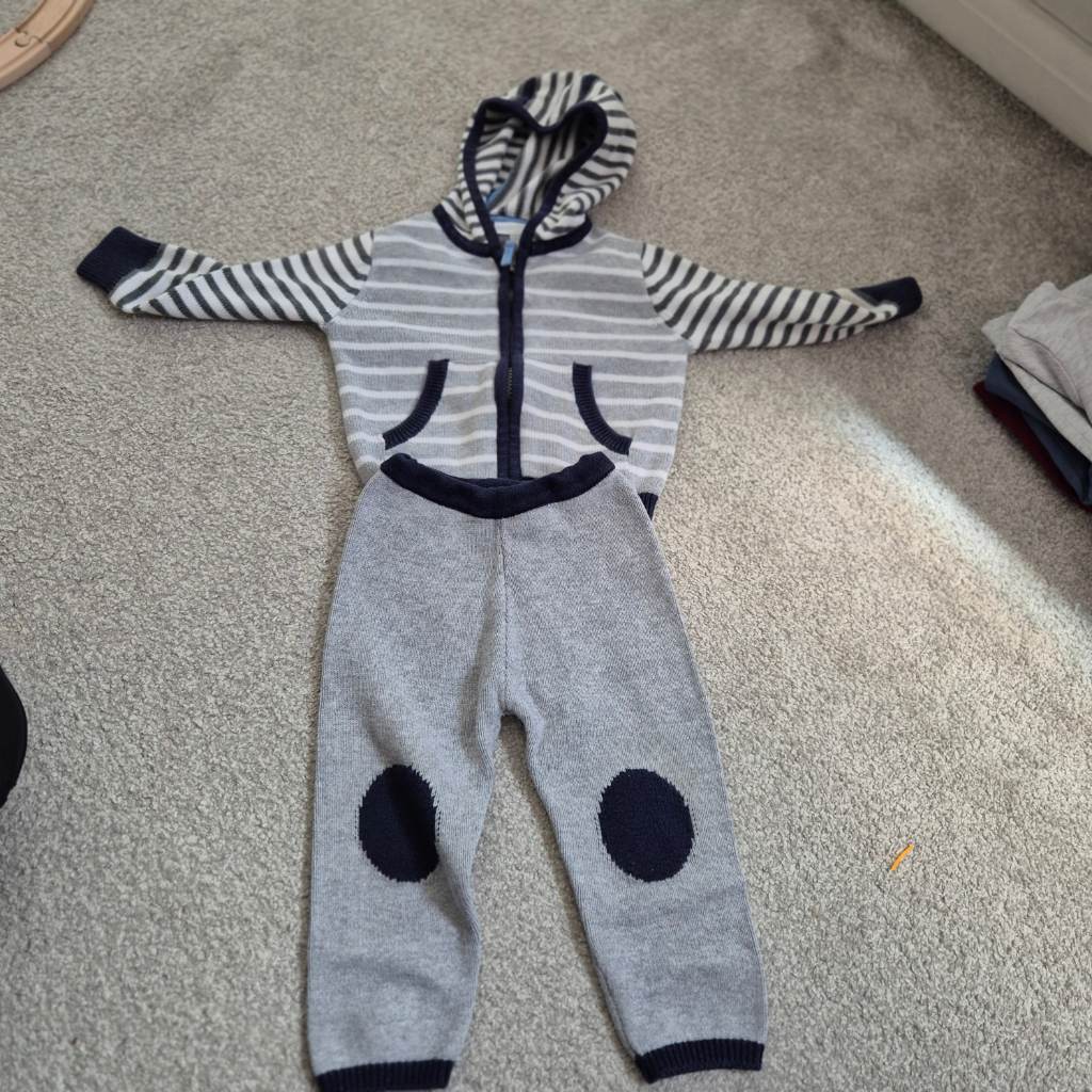 The Little White Company  hoodie +trousers