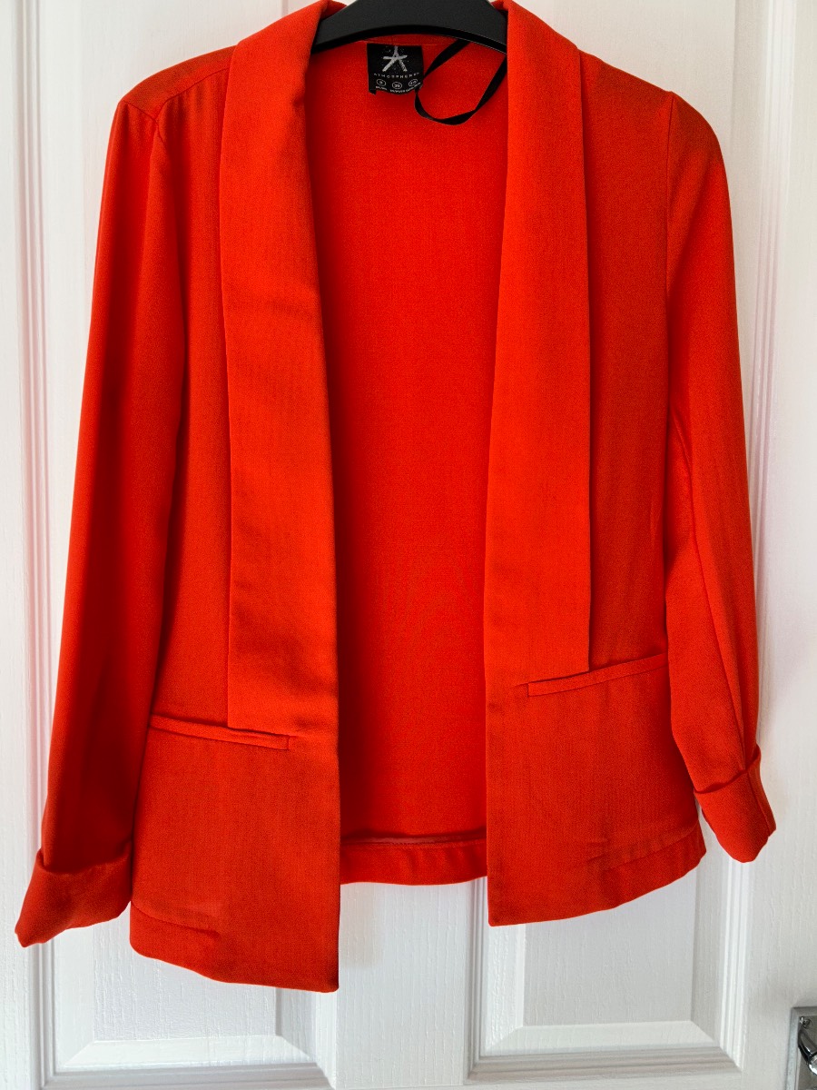Primark Size 8 Orange Blazer