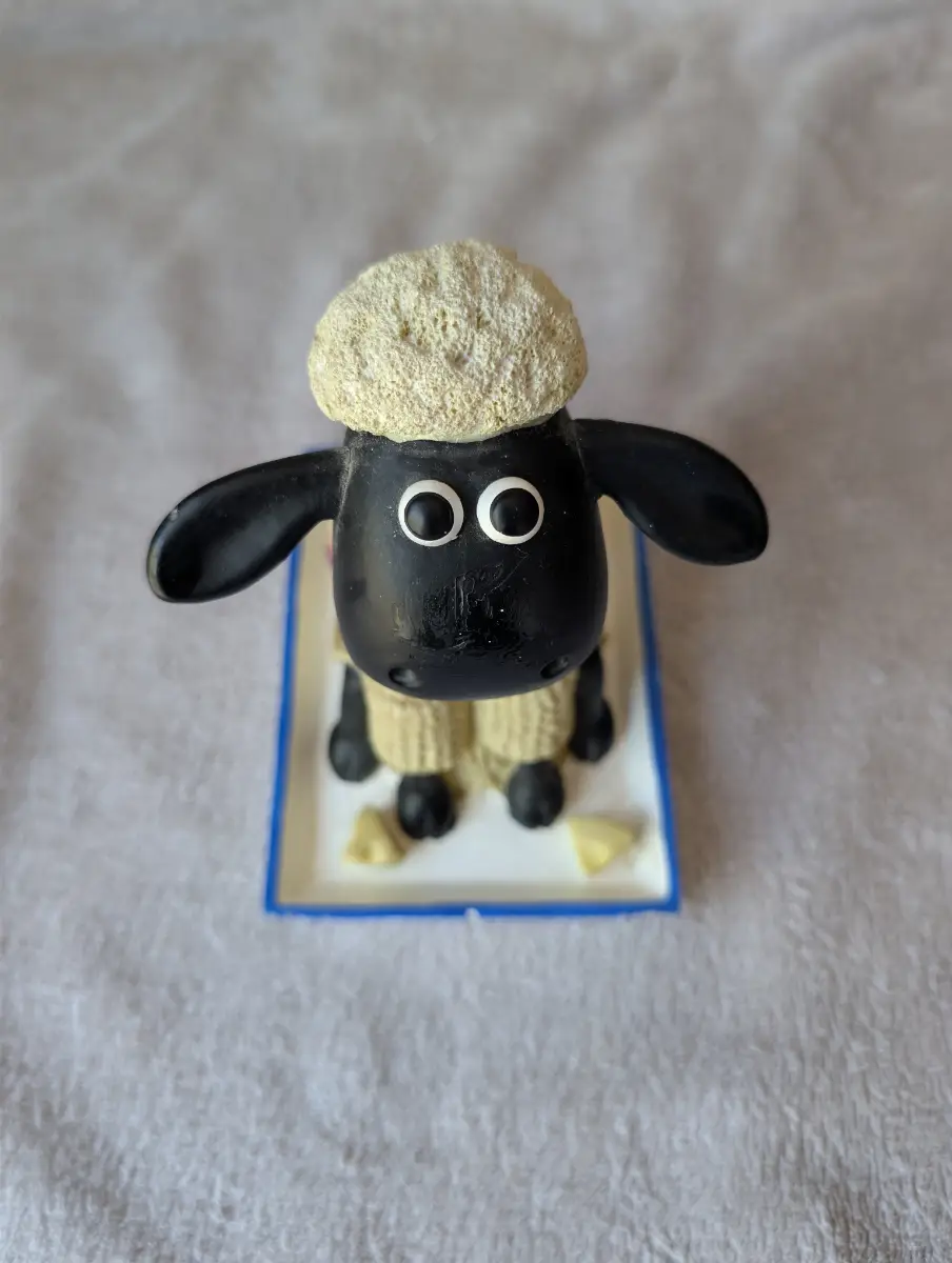 Shaun the Sheep vintage money box. Very Rare Genuine Wallace and gromit  - 1989