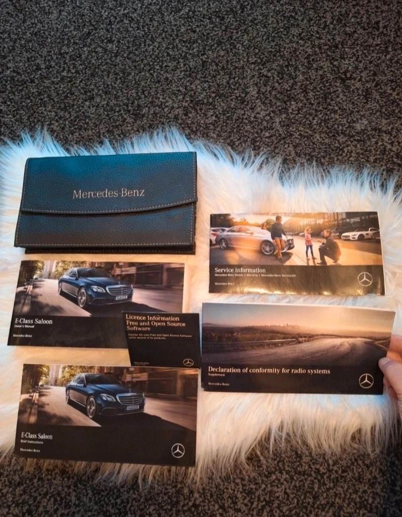 Mercedes-Benz E-Class W213 Owner Manual Wallet Set Genuine