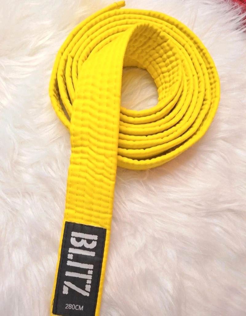 Blitz Yellow Martial Arts Belt 280cm
