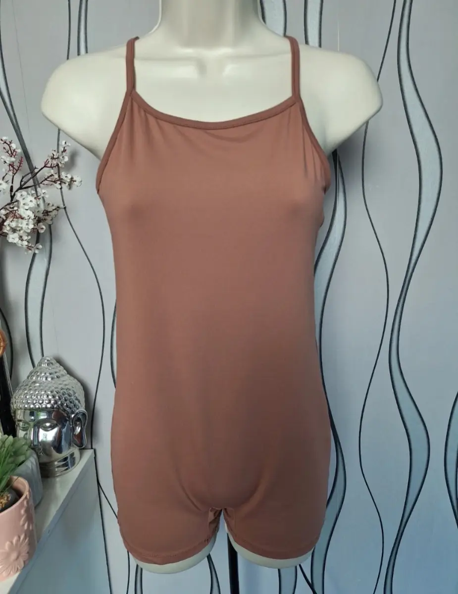 SHEIN Brown Strappy Playsuit Size 12 Years