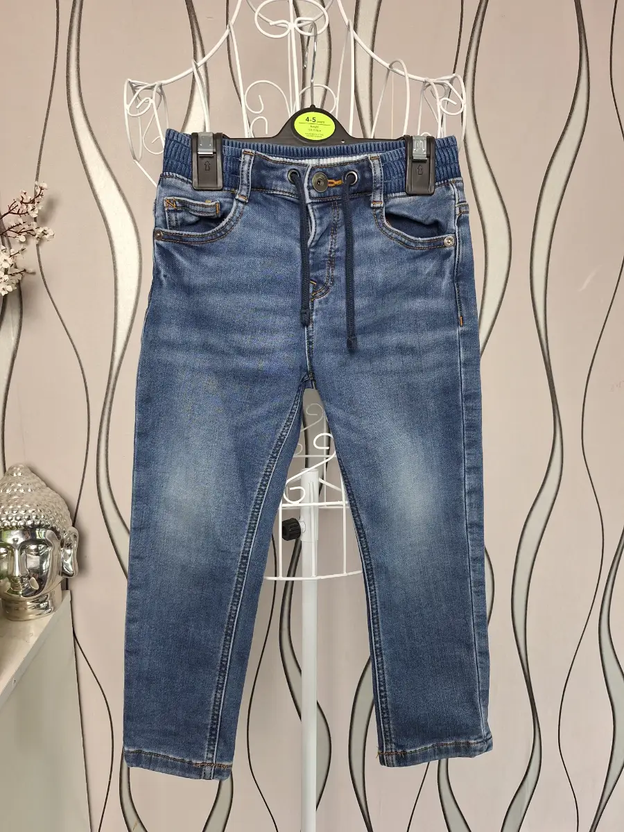 M&S Kids Blue Stretch Jeans 4-5 Years 110cm
