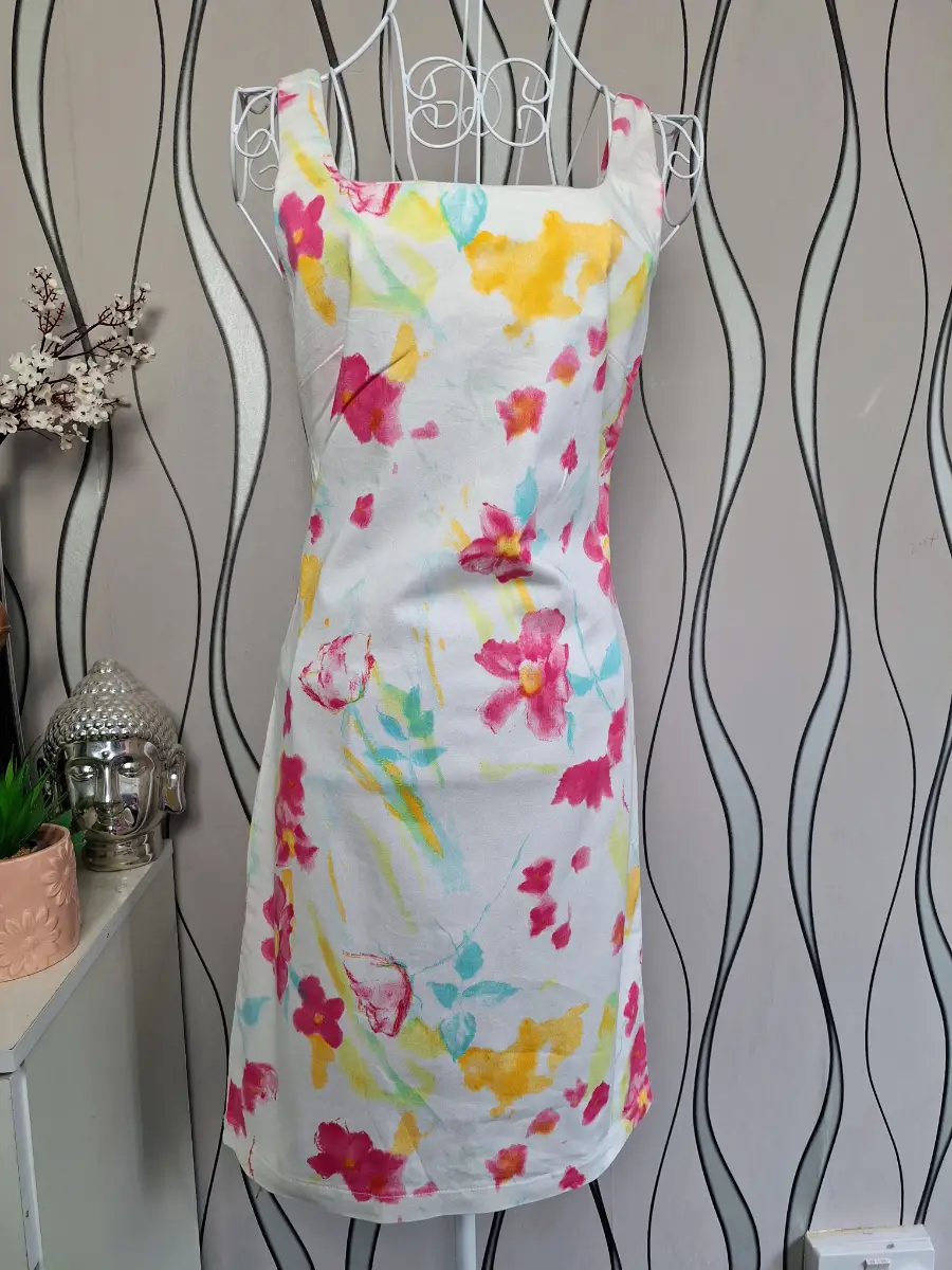 Principles Floral Cotton Dress UK 8