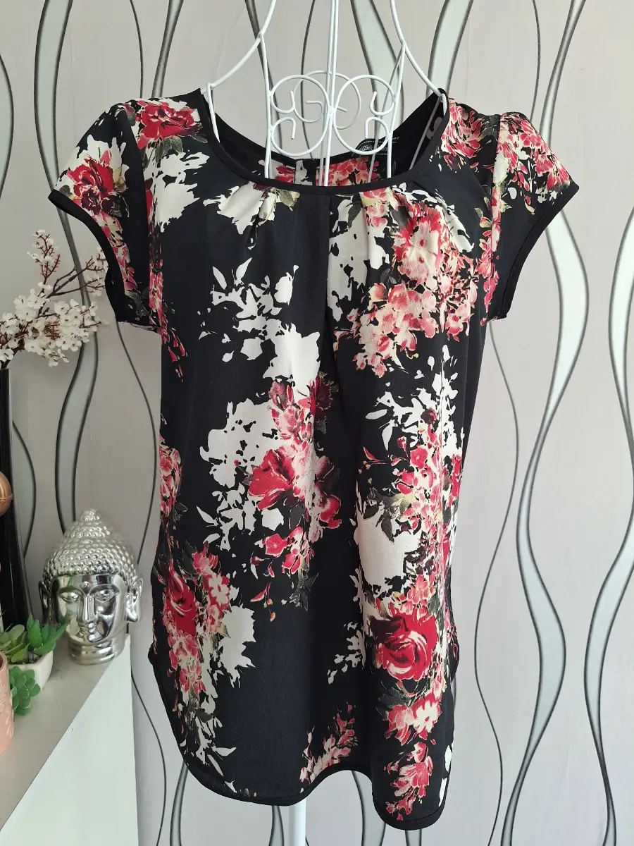 Billie & Blossom Floral Print Blouse Size 12