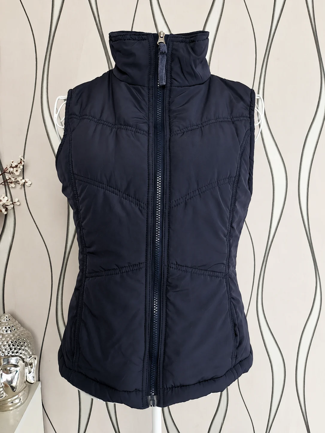 Exhibit Navy Padded Gilet Bodywarmer Size 12
