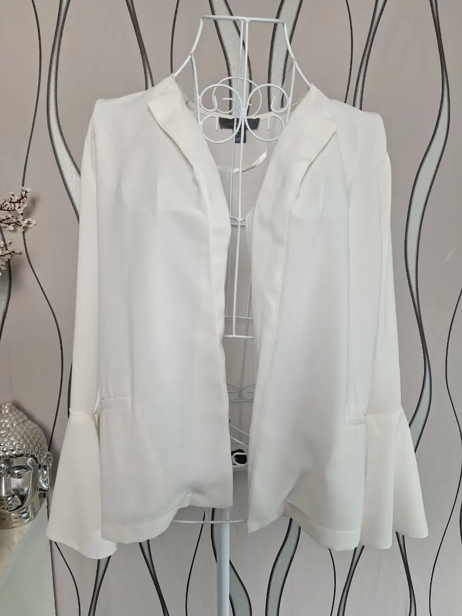 Atmosphere White Bell Sleeve Blazer UK 12