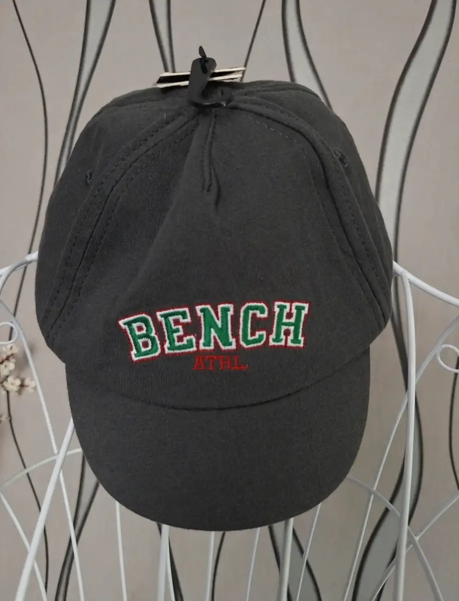 Bench Baby Cap Dark Grey Adjustable 0–2 Years New With Tags